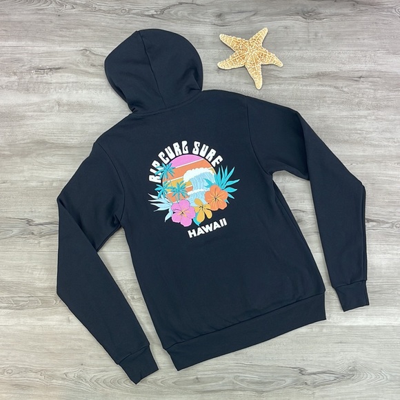 Rip Curl Tops - 🔆RIP CURL🔆 SUNNY WAVES FLEECE
HOODIE SWEATSHIRT
